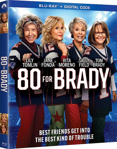 80 for Brady (Lily Tomlin Jane Fonda Rita Moreno) Eighty Blu-ray + Digital