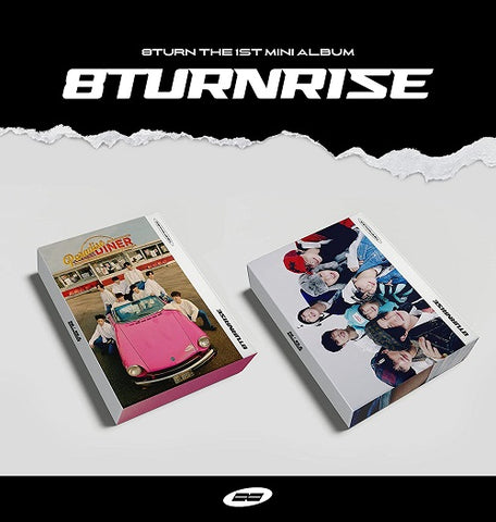 8Turn 8Turnrise Random Cover CD + Sticker + Booklet + Photos Photo Cards Poster