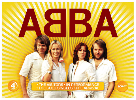 ABBA Collection 4xDiscs Visitors In Performance Gold Singles Arrival Region4 DVD