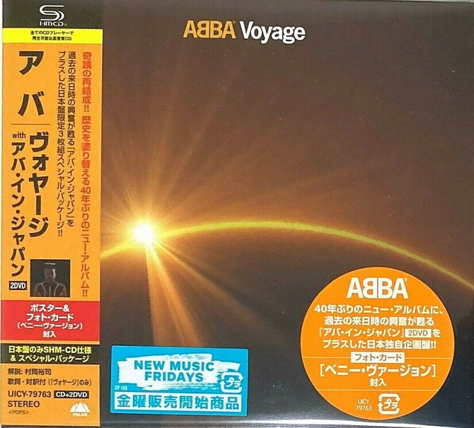 ABBA Voyage (SHM-CD) + Abba In Japan (2xDVDs) 3xDiscs New CD + DVD