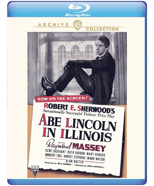 Abe Lincoln in Illinois (Raymond Massey Gene Lockhart Ruth Gordon) New Blu-ray