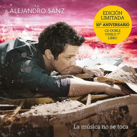 Alejandro Sanz 10 Aniversario La Musica No Se Toca 3 Disc New CD + Book