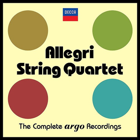 Allegri String Quartet The Complete Argo Recordings 13 Disc New CD Box Set