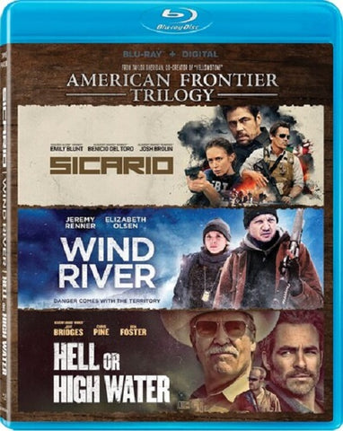 American Frontier Trilogy Taylor Sheridan Sicario + Wind River Blu-ray + Digital