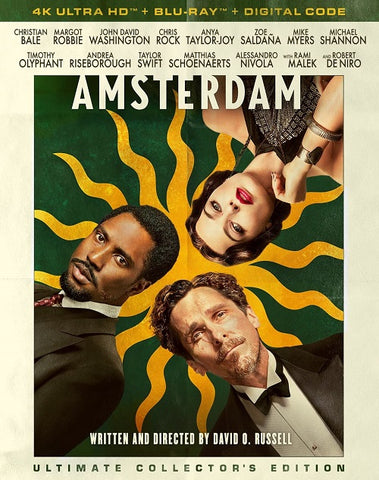 Amsterdam (Michael Shannon) Ultimate Edition New 4K Mastering Blu-ray + Digital