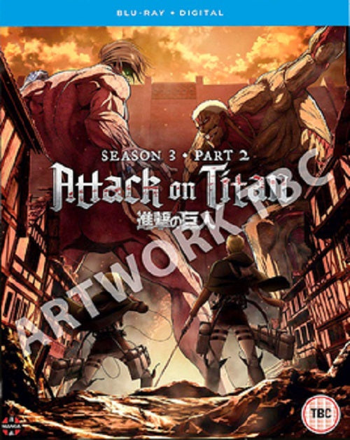 Attack On Titan Season 3 Part 2 Two New Region B Blu-ray