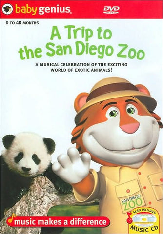Baby Genius A Trip to the San Diego Zoo New DVD Region 4