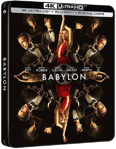 Babylon Brad Pitt Limited Edition 4K Mastering Blu-ray Steelbook IN STOCK NOW