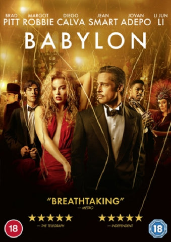 Babylon (Brad Pitt Margot Robbie Olivia Wilde Samara Weaving) New DVD