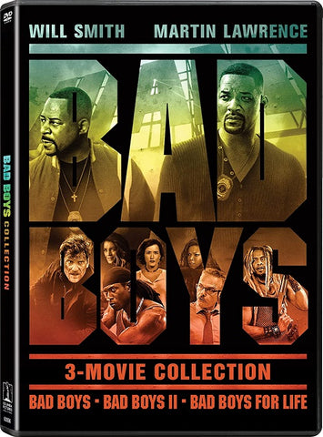 Bad Boys 1 2 3 Movie Collection (Will Smith Martin Lawrence) One Two Three DVD