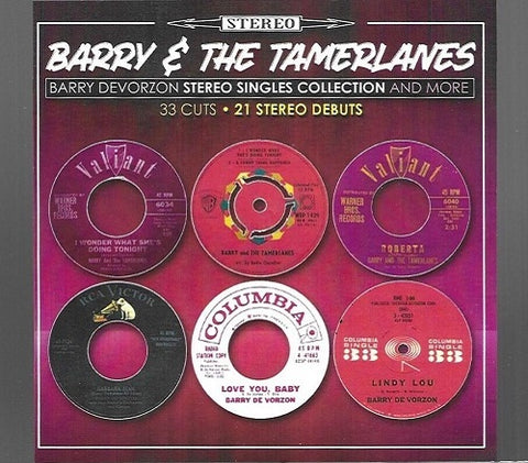 Barry & Tamerlanes Stereo Singles Collection And more New CD