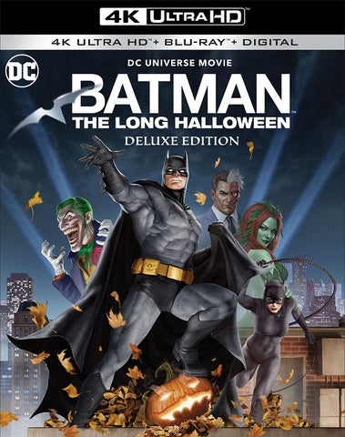 Batman The Long Halloween Deluxe Edition New 4K Mastering Blu-ray + Digital