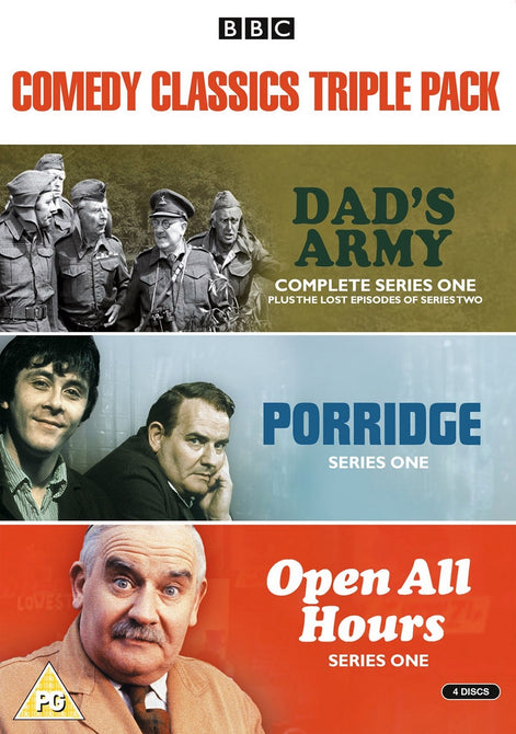 BBC Comedy Classics Triple Pack Dad's Army Porridge Open all Hours Region 4 DVD