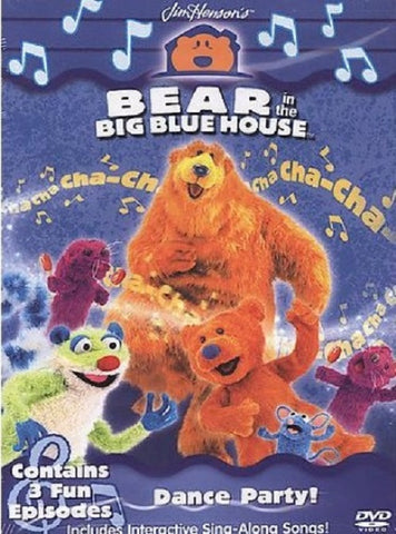 Bear in the Big Blue House - Dance Party New DVD Region 4