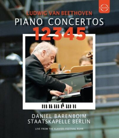 Beethoven Piano Concertos 1 2 3 4 5 Staatskapelle Berlin New Region B Blu-ray