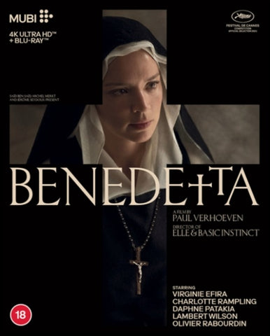 Benedetta (Virginie Efira Charlotte Rampling) New 4K Ultra HD Region B Blu-ray