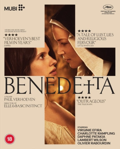 Benedetta (Virginie Efira Charlotte Rampling Daphne Patakia) Region B Blu-ray