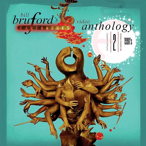 Bill Bruford's Earthworks Video Anthology Brufords Volume 2 3 Disc New CD + DVD