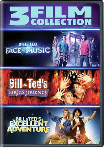 Bill and Ted's 3 Film Face the Music Bogus Journey Excellent Adventure & Teds