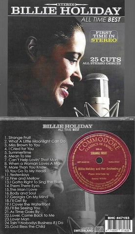 Billie Holiday Strange Fruit All Time Best First Time In Stereo New CD