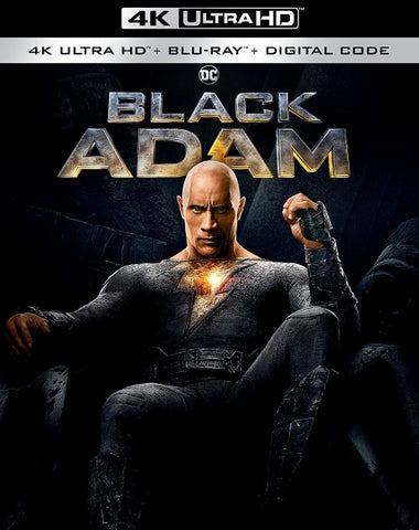 Black Adam (Dwayne Johnson Noah Centineo) New 4K Mastering Blu-ray + Digital