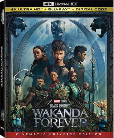 Black Panther Wakanda Forever (Letitia Wright) 4K Mastering Blu-ray + Digital