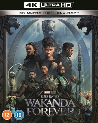 Black Panther Wakanda Forever (Lupita Nyong'o) New 4K Ultra HD Region B Blu-ray