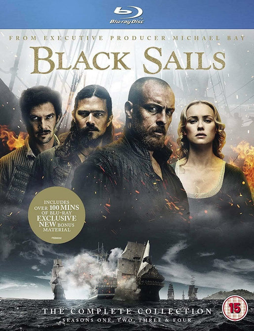 Black Sails The Complete Series Collection Season 1 2 3 4  New Region B Blu-ray