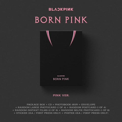 Blackpink BORN PINK (Standard CD Boxset Version A / PINK) New CD