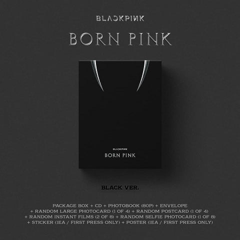 Blackpink BORN PINK (Standard CD Boxset Version B / BLACK) New CD