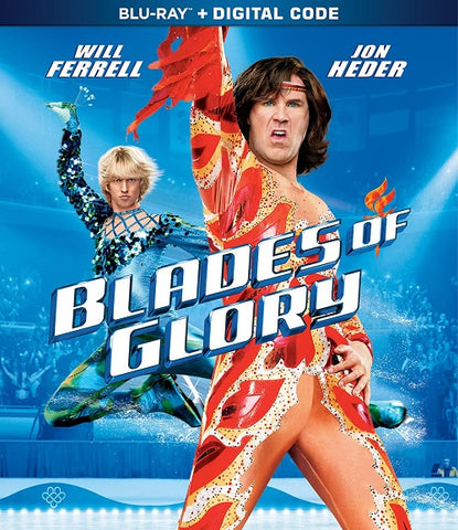 Blades of Glory (Will Ferrell Jon Heder Will Arnett) New Blu-ray + Digital