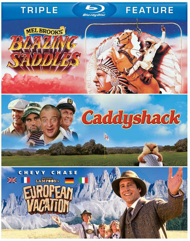 Blazing Saddles / Caddyshack / National Lampoons European Vacation Reg B Blu-ray