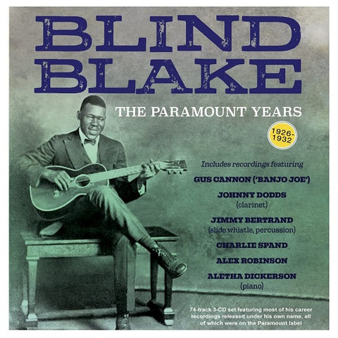 Blind Blake The Paramount Years 3 Disc New CD