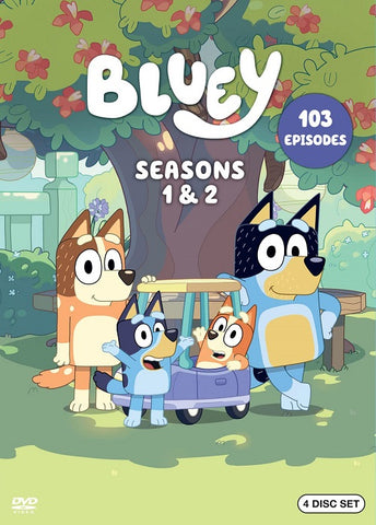 Bluey Season 1 2 Series One Two First Second New DVD Box Set