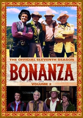 Bonanza Season 11 Series Eleven Eleventh Volume 2 Two (Lorne Greene) New DVD