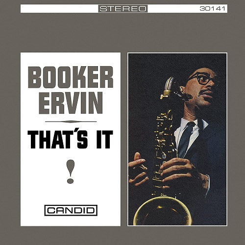 Booker Ervin That's it Thats New CD