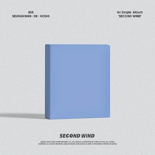 Bss Seventeen BSS 1st Single Album Second Wind 17 First New CD