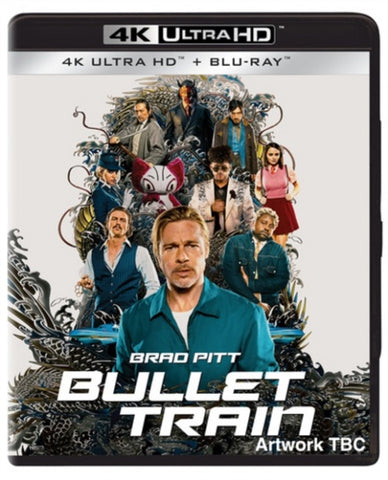 Bullet Train (Brad Pitt Sandra Bullock) New 4K Ultra HD Region B Blu-ray