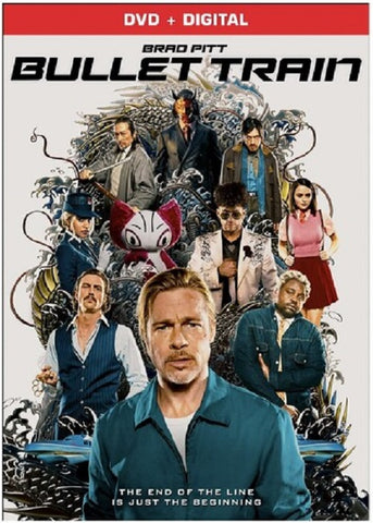Bullet Train (Brad Pitt Joey King Aaron Taylor-Johnson) New DVD + Digital