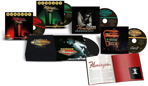 BUNBURY Flamingos XX Aniversario 5 Disc New CD + Book Box Set