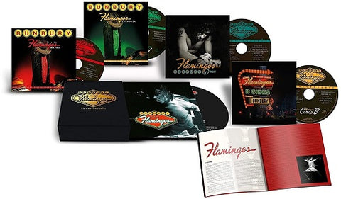 BUNBURY Flamingos XX Aniversario 5 Disc New CD + Book Box Set