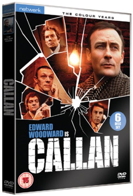Callan The Colour Years Series 3 + 4 6xDiscs (Edward Woodward) New Region 2 DVD
