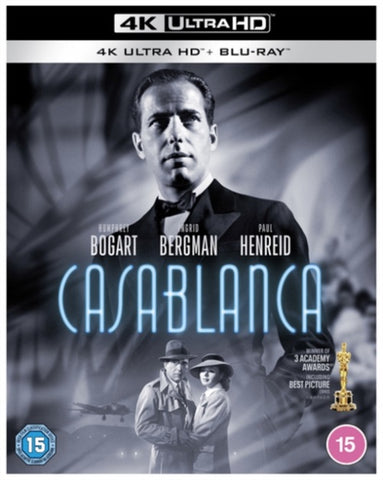 Casablanca (Humphrey Bogart Ingrid Bergman) New 4K Ultra HD Region B Blu-ray