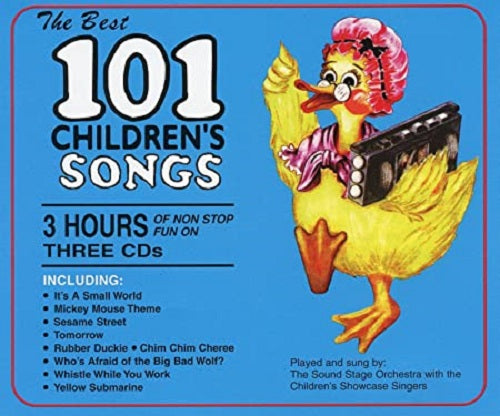Children's Showcase Singers Best 101 Children's Songs Childrens 3 Disc New CD