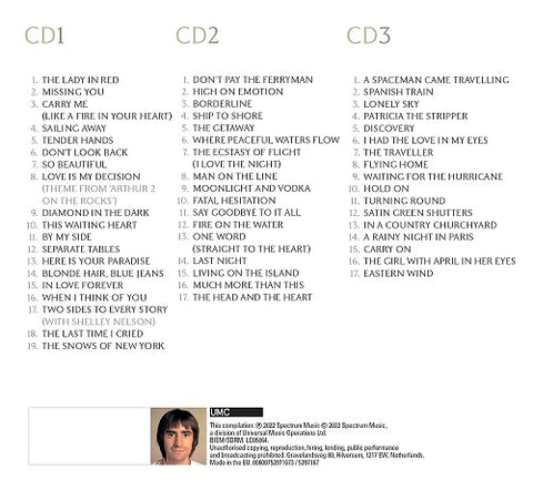 Essential Chris De Burgh 3 Disc New CD Box Set