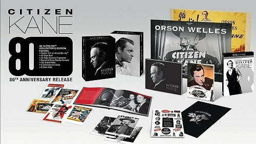 Citizen Kane 80th Anniversary Collector's Edition 4K Ultra HD Region B Blu-ray