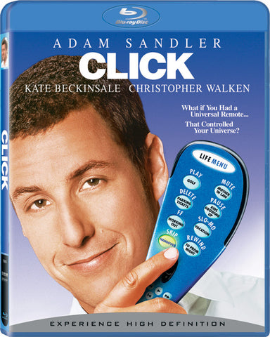 Click (Adam Sandler Kate Beckinsale Christopher Walken) Blu-ray Region B New