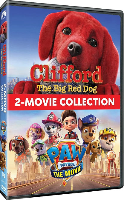 Clifford the Big Red Dog + PAW Patrol The Movie 2 Movie Collection New DVD