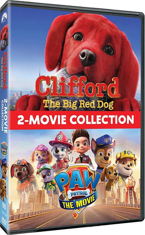 Clifford the Big Red Dog + PAW Patrol The Movie 2 Movie Collection New DVD