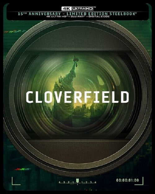 Cloverfield New 4K Mastering Region A Blu-ray + Steelbook + Digital